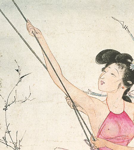 枣阳-胡也佛的仕女画和最知名的金瓶梅秘戏图
